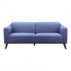 Moe's Peppy Sofa Blue Living Room
