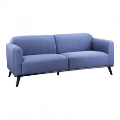 Moe's Peppy Sofa Blue Living Room