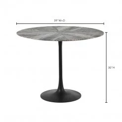 Moe's Nyles Marble Dining Table Dining Room