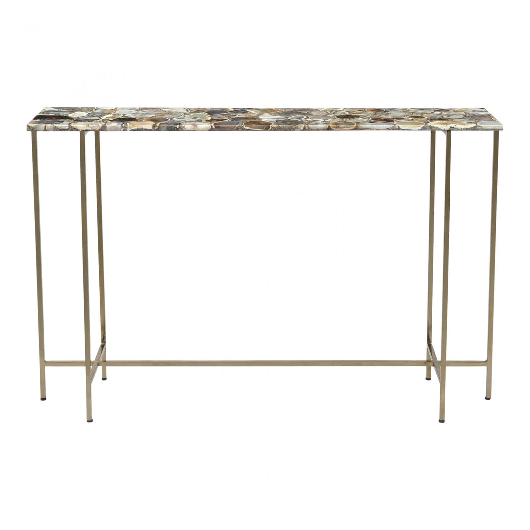 Moe's Living Room Agate Console Table