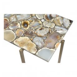 Moe's Living Room Agate Console Table