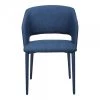 Moe's William Dining Chair Navy Blue