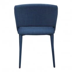 Moe's William Dining Chair Navy Blue