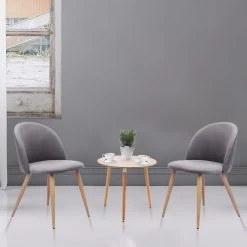 Oberlo Vickie Modern Velvet Dining Chairs (Set Of 2) Dining Room