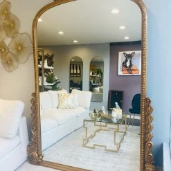 HG Gleaming Fleur Full Length Mirror Home Decor