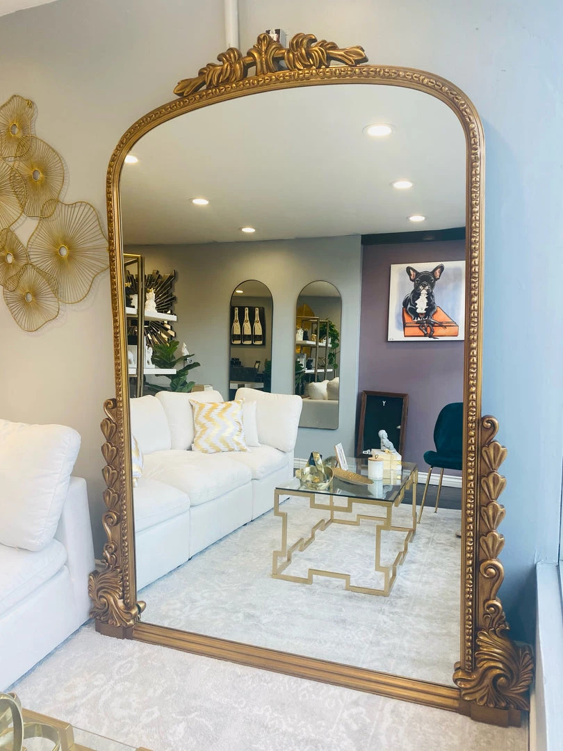 HG Gleaming Fleur Full Length Mirror Home Decor