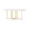 Four Hands Devan Oval Dining Table Dining Room