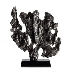 Moe's Coral Sculpture Small Black Nickel Home Decor