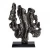 Moe's Home Decor Coral Sculpture Large Black Nickel