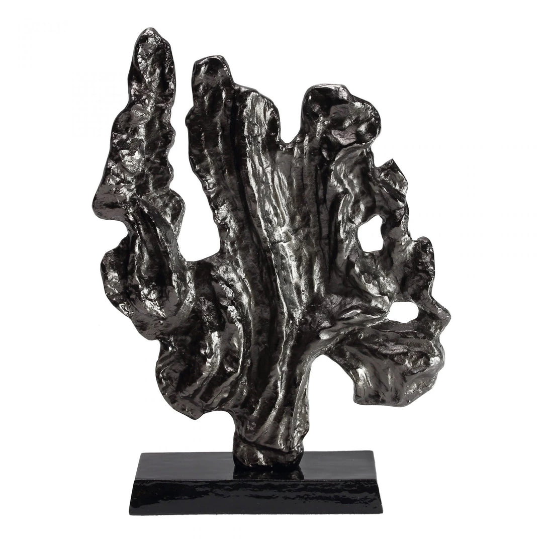 Moe's Home Decor Coral Sculpture Large Black Nickel