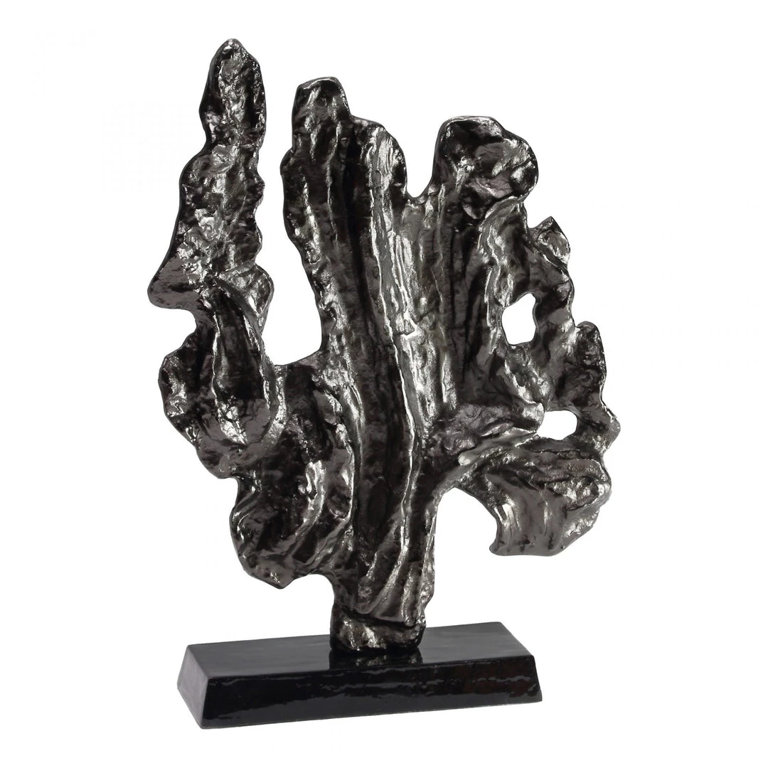 Moe's Home Decor Coral Sculpture Large Black Nickel