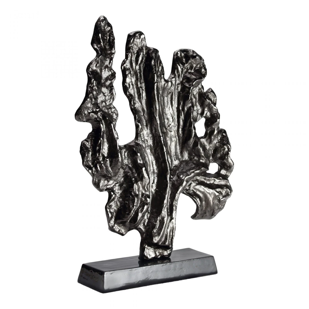 Moe's Home Decor Coral Sculpture Large Black Nickel