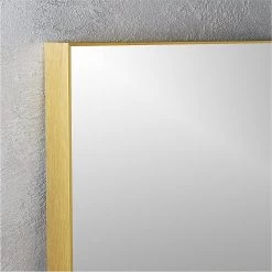 Hollywood Glam Furnitures Infinity Floating Floor Mirror Home Decor