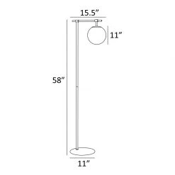 Lite Source Lighting LENCHO FLOOR LAMP