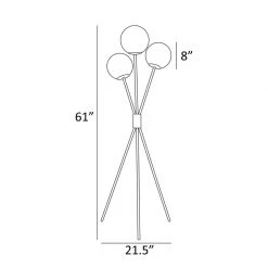 Lite Source Lighting Lancy 3 Lite Floor Lamp
