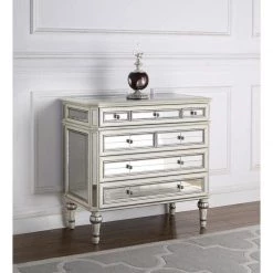 Best Master Furniture Dresden Mirrored Hall Chest