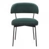 Moe's Dolce Dining Chair Green Velvet-Set Of 2
