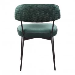 Moe's Dolce Dining Chair Green Velvet-Set Of 2