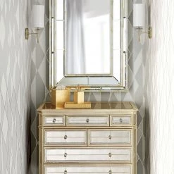 Best Master Furniture Dresden Mirrored Hall Chest
