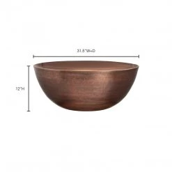Moe's Conga Coffee Table Copper Living Room
