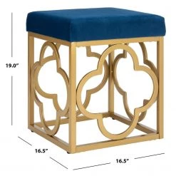 Safavieh Fleur Square Ottoman