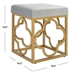 Safavieh Fleur Square Ottoman