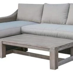 VIG Renava Seacliff Outdoor Wicker Sectional Sofa Set