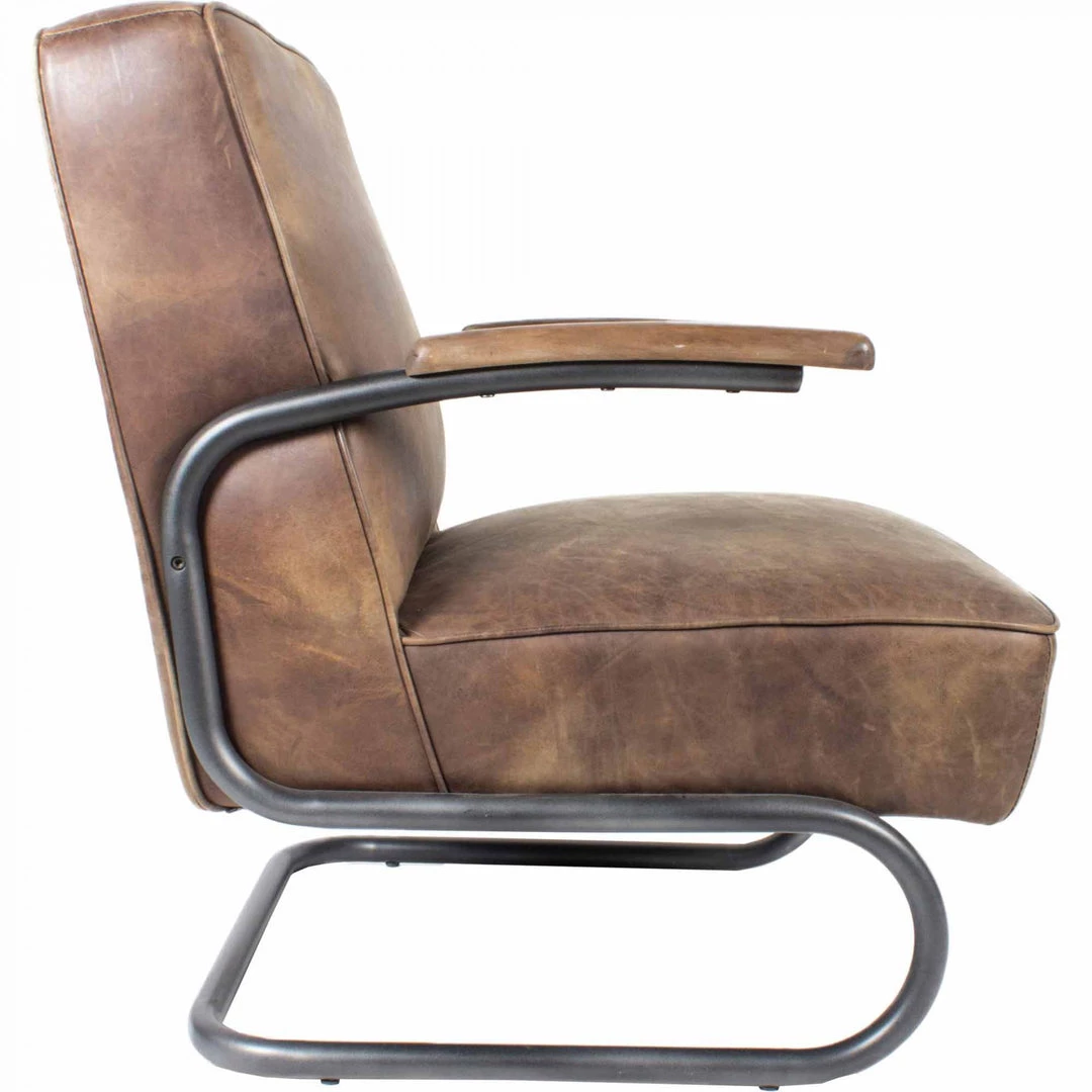Moe's Living Room Perth Club Chair Light Brown
