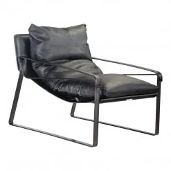 Moe's Living Room Connor Club Chair Black