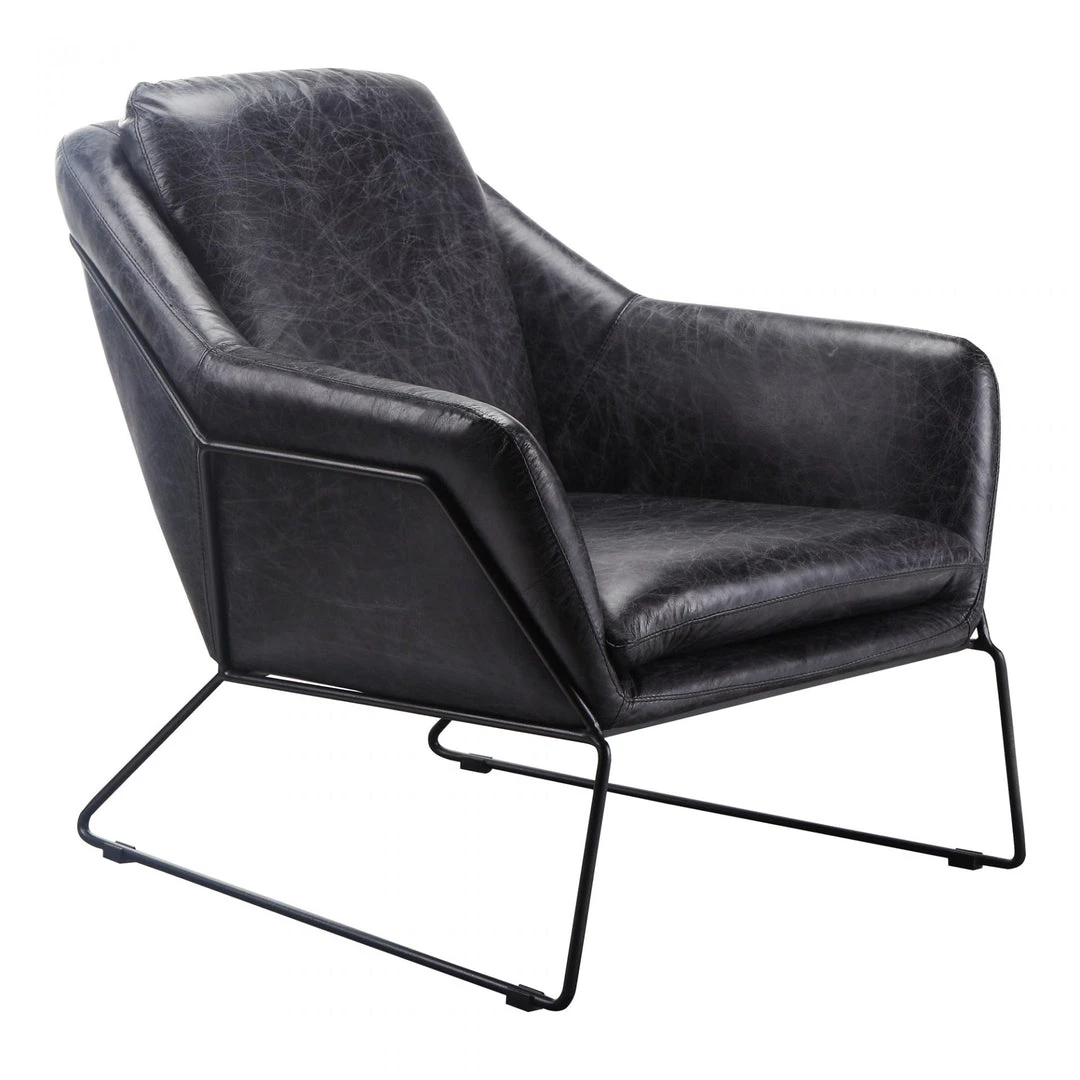 Moe's Greer Club Chair Black