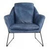 Moe's Greer Club Chair Blue