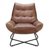 Moe's Graduate Lounge Chair Cappuccino Living Room