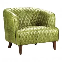 Moe's Magdelan Tufted Leather Arm Chair