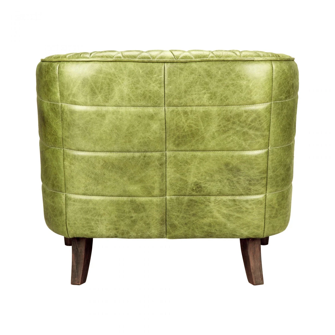 Moe's Magdelan Tufted Leather Arm Chair