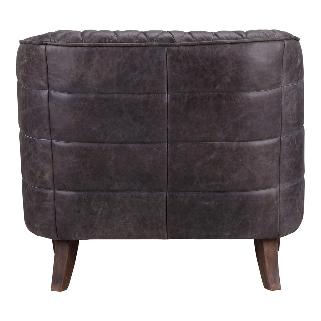 Moe's Magdelan Tufted Leather Arm Chair