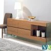 VIG Modrest Aura Modern Walnut Buffet Living Room