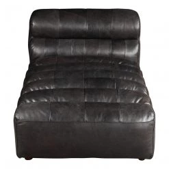 Moe's Ramsay Leather Chaise Living Room
