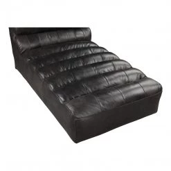 Moe's Ramsay Leather Chaise Living Room