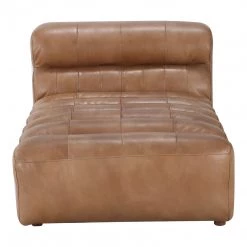 Moe's Ramsay Leather Chaise Living Room