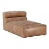 Moe's Ramsay Leather Chaise Living Room