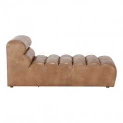 Moe's Ramsay Leather Chaise Living Room