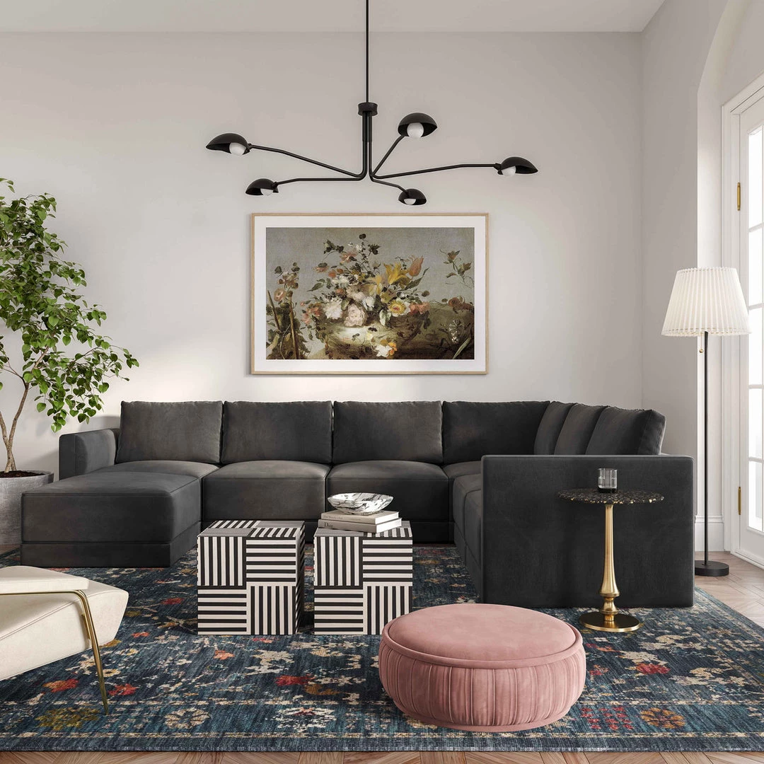 TOV Willow Modular Large Chaise Sectional