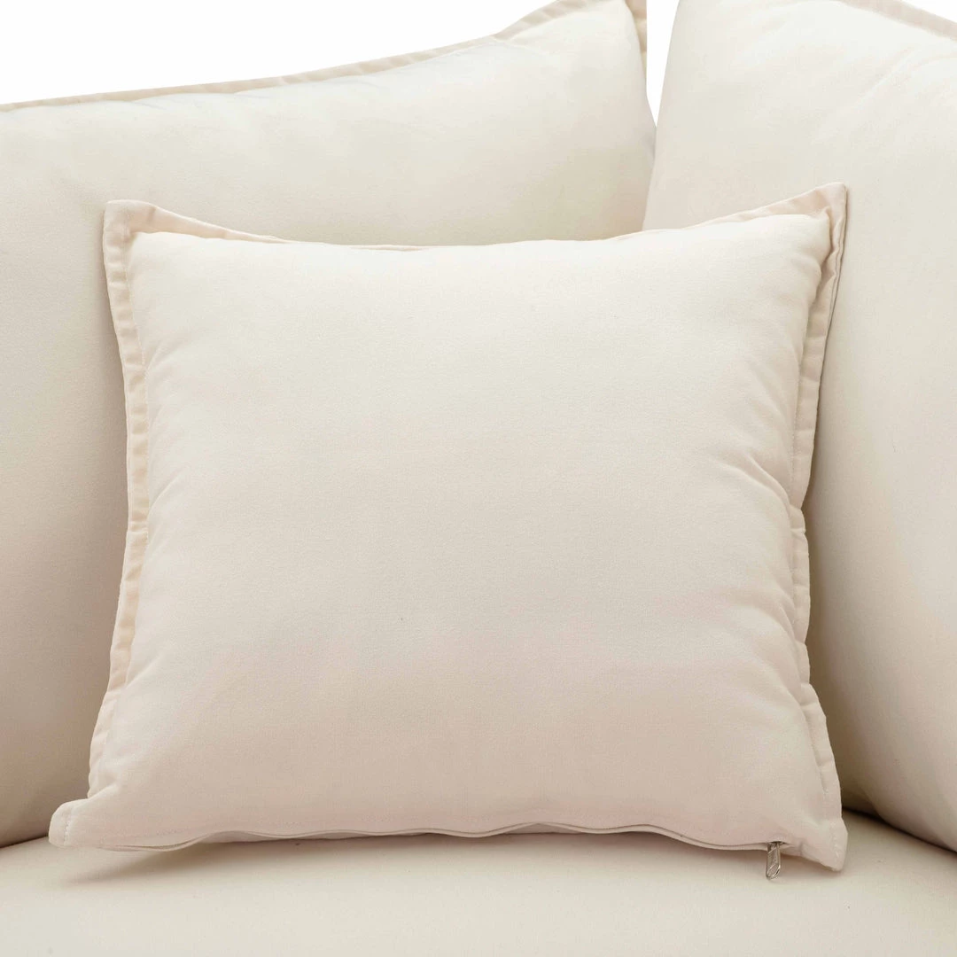 TOV Living Room Cali Natural Wicker Outdoor Modular Loveseat