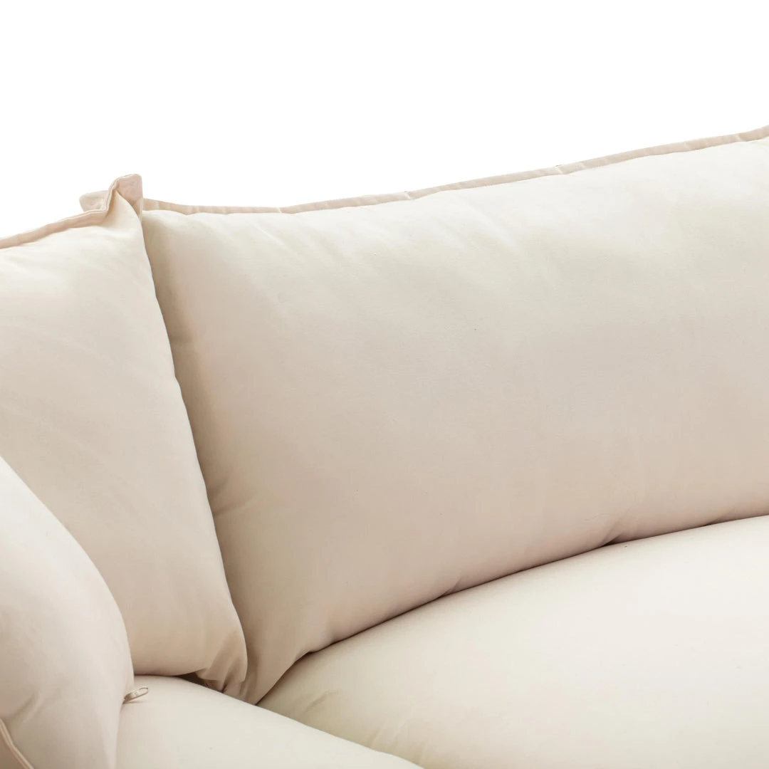 TOV Living Room Cali Natural Wicker Outdoor Modular Loveseat