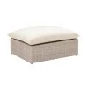 TOV Cali Natural Wicker Outdoor Ottoman