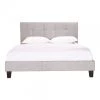Moe's Eliza Queen Bed Light Fabric