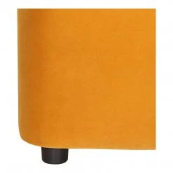 Moe's Samara King Bed Velvet Bedroom