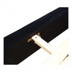 Moe's Samara King Bed Velvet Bedroom