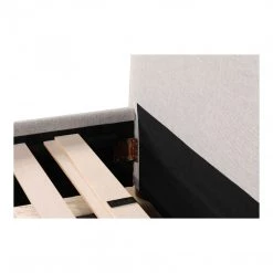 Moe's Luzon Bed Light Grey Bedroom