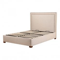 Moe's Kenzo Storage Bed Ecru